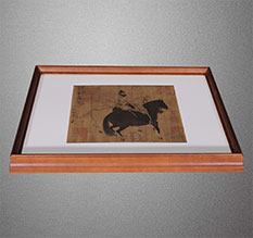 平度书画装裱配框服务案例